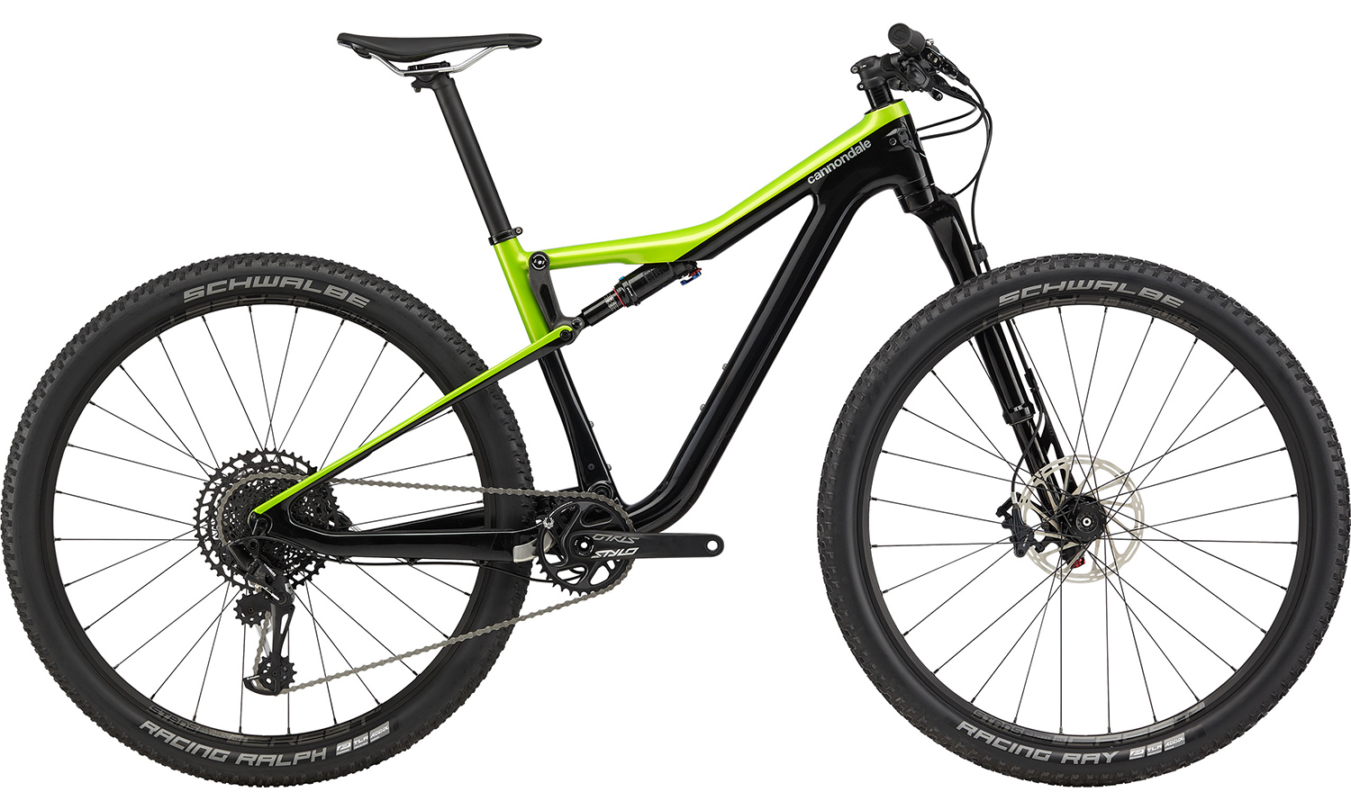 Фотографія Велосипед 27,5" Cannondale SCALPEL SI Carbon 4 (2020) 2020 Салатово-чорний